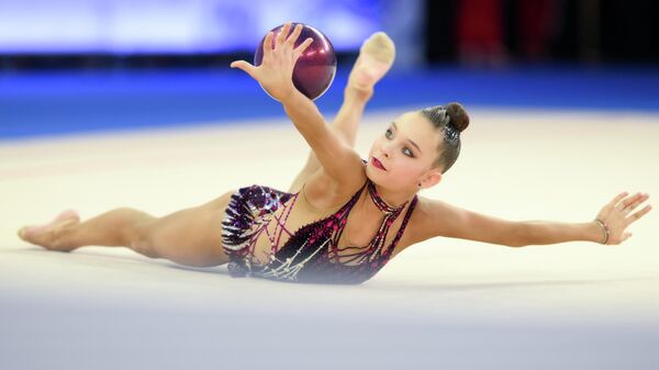 Sofia Ilteriakova performs a ball routine. File photo. - Sputnik India