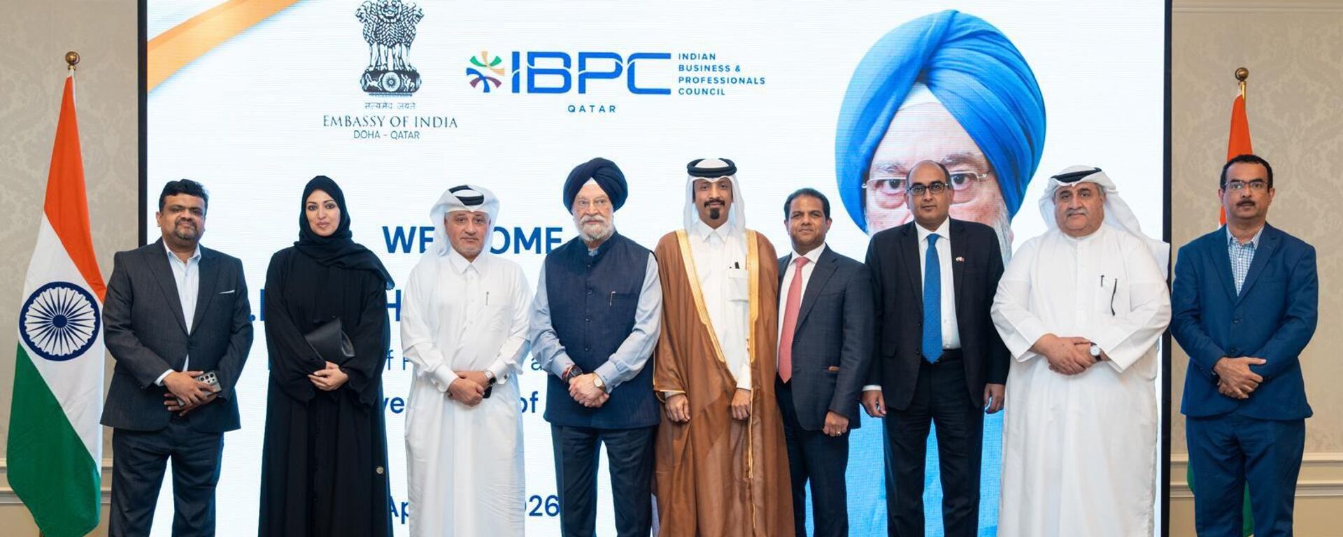 India's Minister for Petroleum and Natural Gas Hardeep Singh Puri in Qatar. - Sputnik India, 1920, 11.04.2026