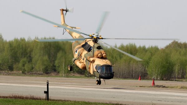 Mi-17 V-5 helicopter is demonstrated at the testing facility of the OAO Kazan Helicopter Plant - Sputnik भारत