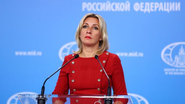 Russian Foreign Ministry spokeswoman Maria Zakharova during her briefing in Moscow - Sputnik भारत
