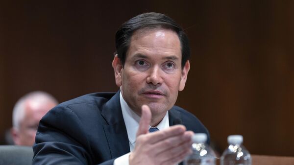 Secretary of State Marco Rubio testifies before the Senate Committee on Appropriations subcommittee hearing to review the Fiscal Year 2026 budget request for the U.S. Department of State on Capitol Hill in Washington, Tuesday, May 20, 2025 - Sputnik भारत