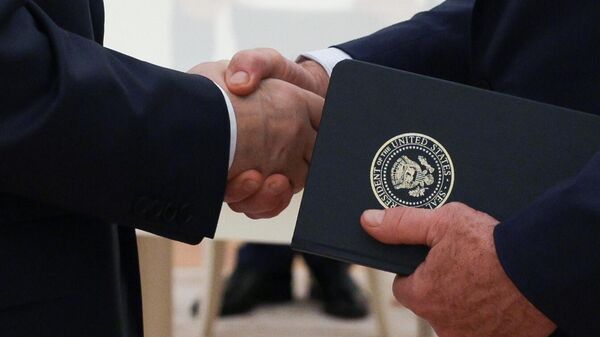 President Vladimir Putin met with US Special Presidential Envoy for the Middle East Steven Witkoff - Sputnik भारत
