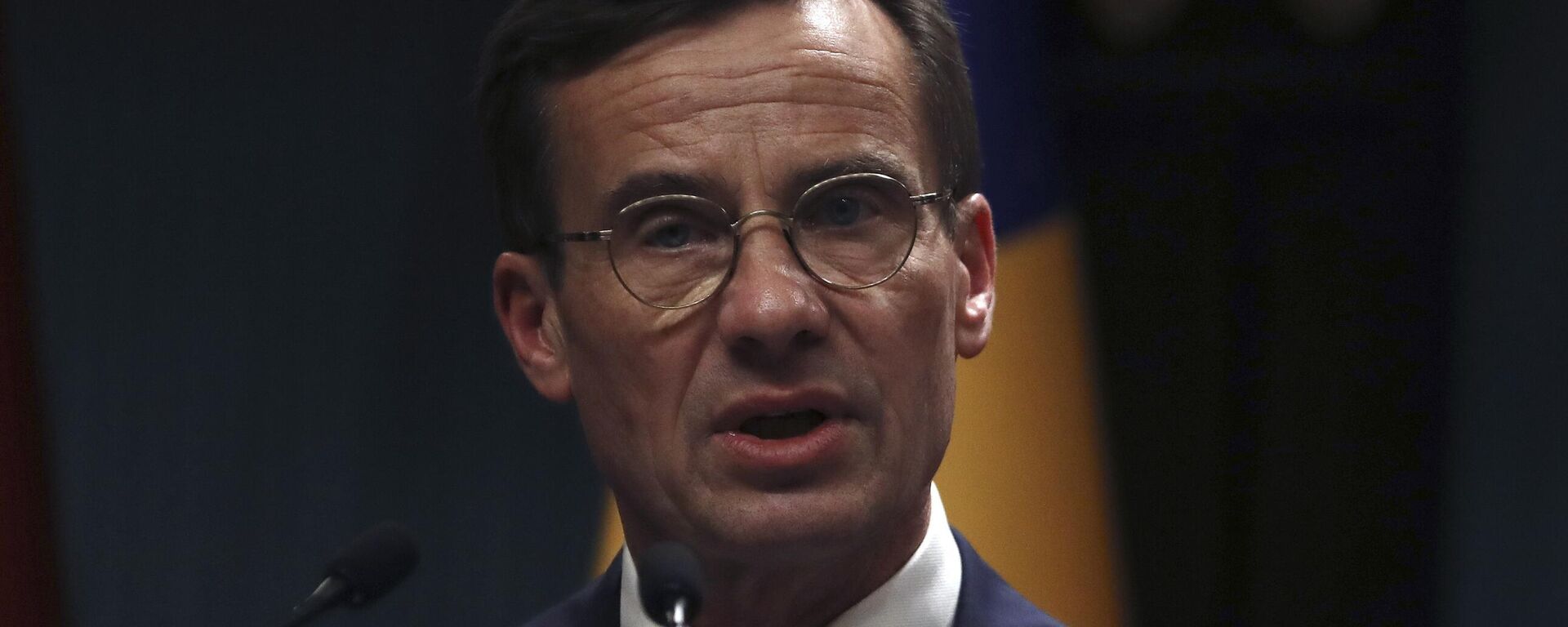 Sweden's new prime minister, Ulf Kristersson, speaks to the media  - Sputnik India, 1920, 23.05.2026