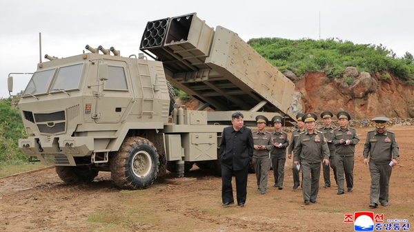 North Korean leader Kim Jong-un oversaw tests of major new weapons systems conducted by the DPRK Missile Administration and Academy of Defence Sciences on May 26 - Sputnik India