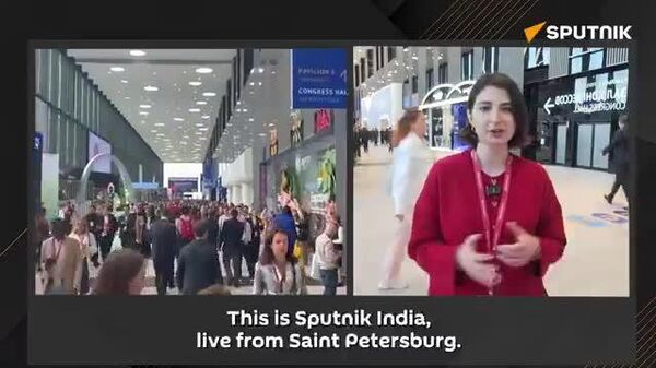 🚨🇮🇳🇷🇺 रूस के सबसे बड़े आर्थिक मंच से Sputnik ग्राउंड पर - Sputnik भारत