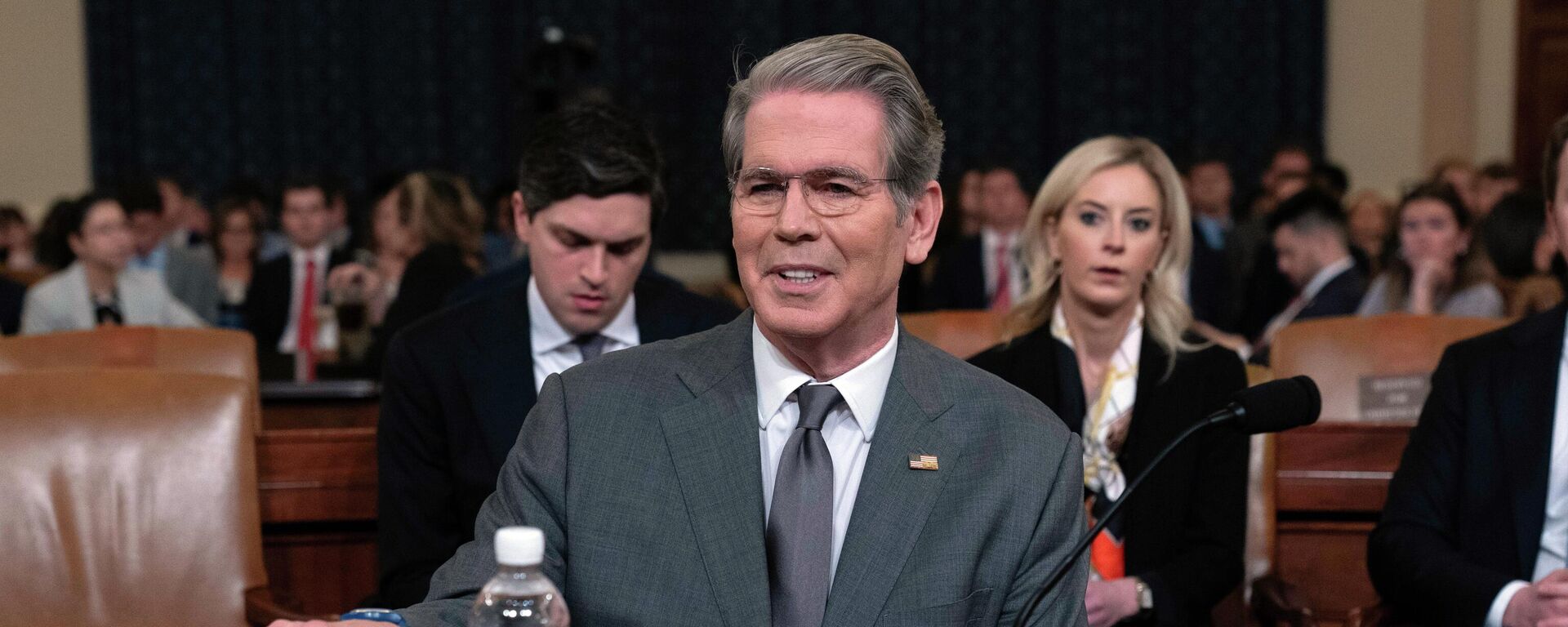 Treasury Secretary Scott Bessent testifies before the House Committee on Ways and Means during a hearing on Capitol Hill, Thursday, June 4, 2026, in Washington - Sputnik भारत, 1920, 07.06.2026