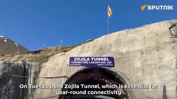 🚨🇮🇳 Zojila Tunnel breakthrough: Ladakh's lifeline is taking shape - Sputnik India