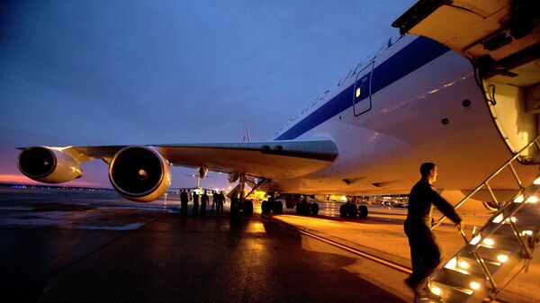 The E-4B plane - Sputnik India