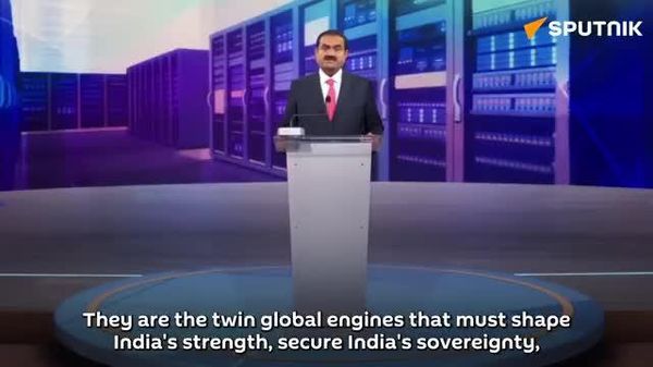 🚨🇮🇳 Infrastructure & AI to turn India into a defining power of 21st century: Gautam Adani - Sputnik India