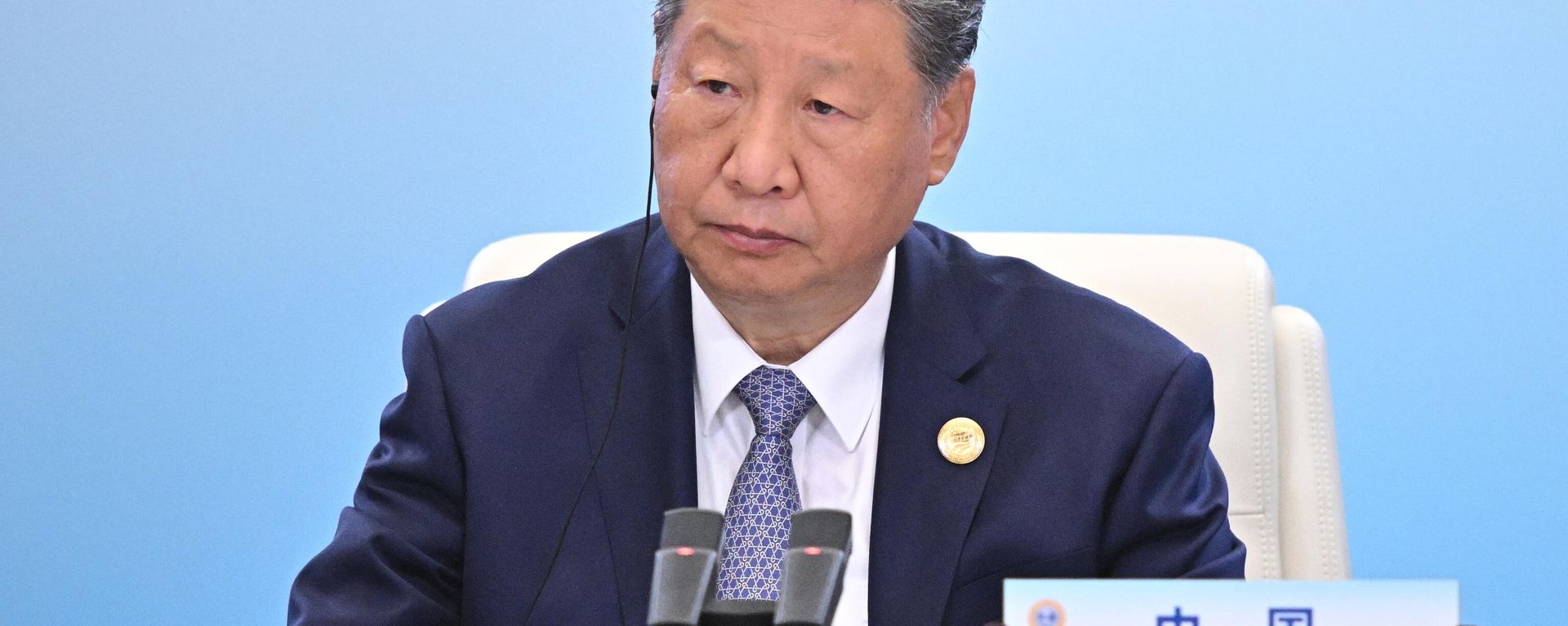 September 1, 2025 – Chinese President Xi Jinping at a meeting of the Council of Heads of State of the Shanghai Cooperation Organization (SCO) in Tianjin.
 - Sputnik India, 1920, 25.06.2026