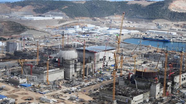 Turkiye's Akkuyu nuclear power plant which is currently under construction by Russian state nuclear corporation Rosatom. - Sputnik India