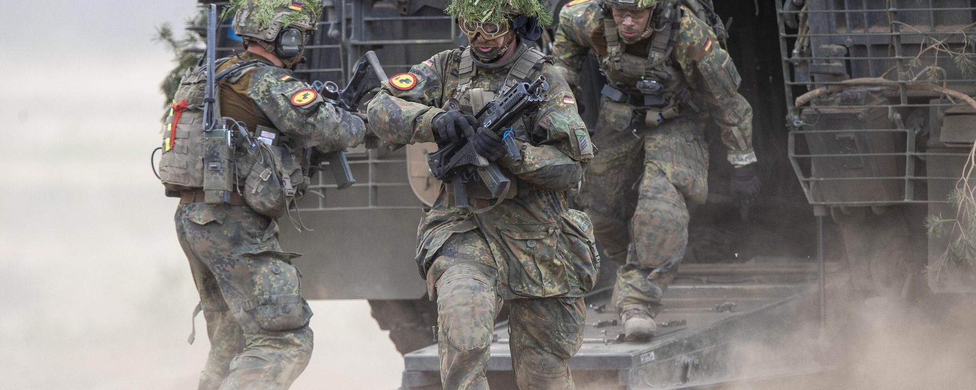German soldiers at a training range in Pabrade, north of the capital Vilnius, Lithuania on Wednesday, May 29, 2024. ' - Sputnik भारत, 1920, 06.09.2026
