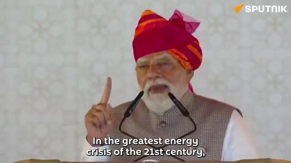 🚨🇮🇳 PM Modi outlines strategy to navigate the biggest energy crisis of the 21st century 👇 - Sputnik India
