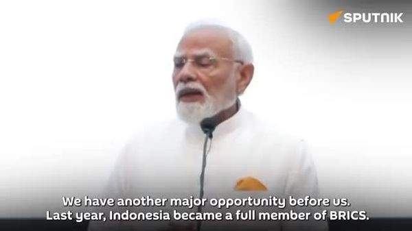 🚨🇮🇳🇮🇩 PM Modi signals deeper India-Indonesia ties through BRICS - Sputnik India