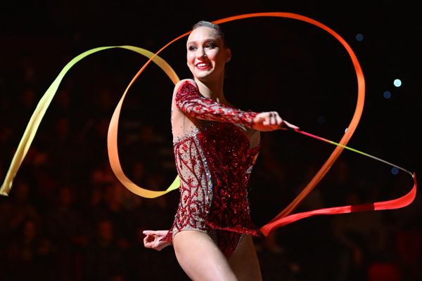 A participant in the gala concert of the Russian rhythmic gymnastics team, Moscow, Russia - Sputnik India