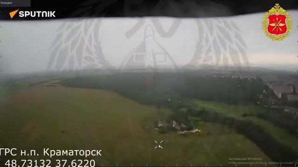 🔥🇷🇺 Russian Geran drones raze Ukrainian gas distribution station - Sputnik India