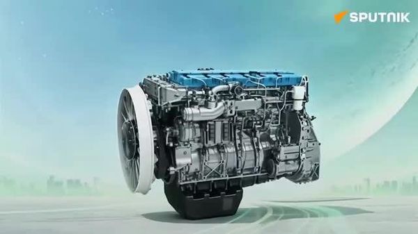 🚨🇨🇳 China unveils the world’s first heavy-duty hydrogen combustion engine - Sputnik India