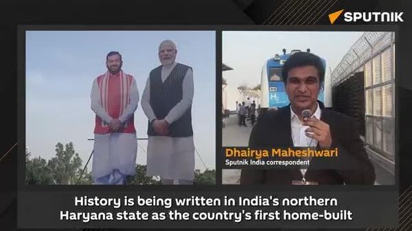 From Jind railway station: Sputnik India gives you a tour of India’s first hydrogen train 👇 - Sputnik India