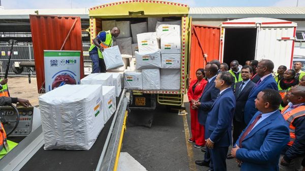 India handed over medical aid to Kenya amid a regional Ebola outbreak on 23 July 2026. - Sputnik India