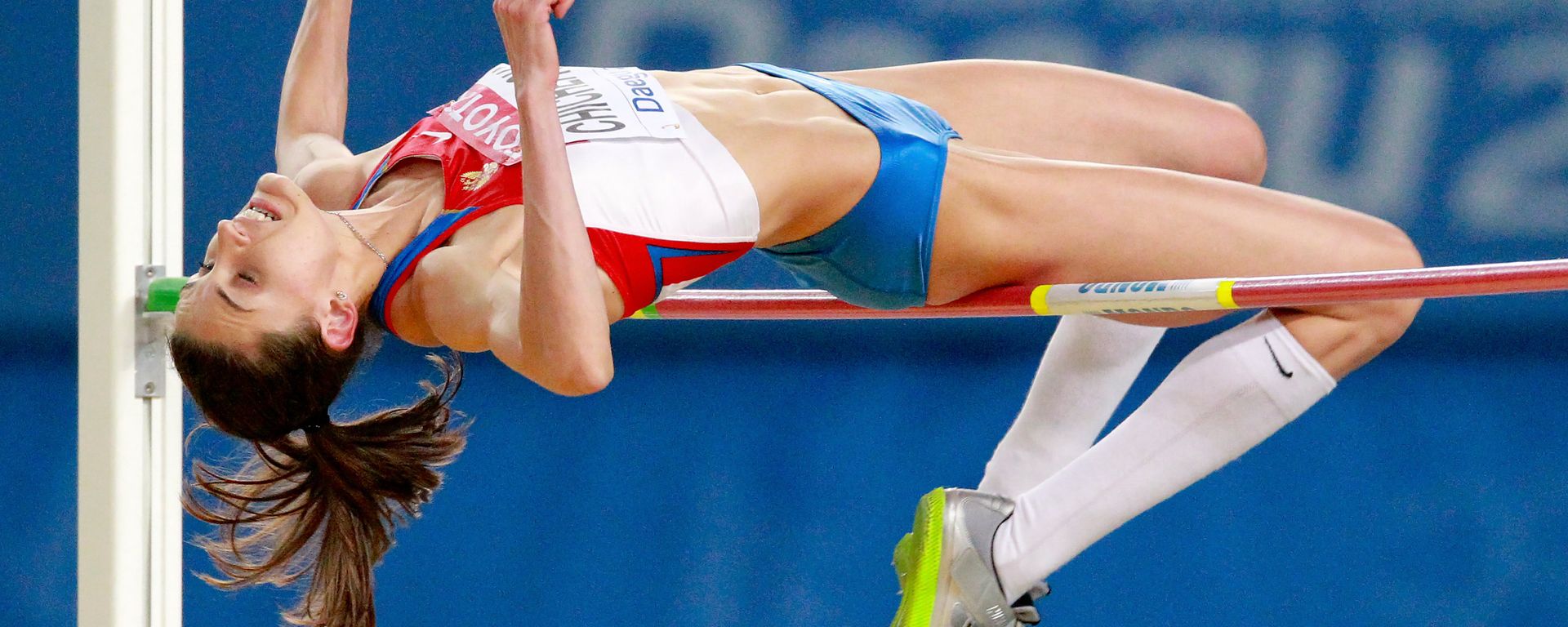 Russia's Anna Chicherova, gold winner in high-jump at the World Athletics Championship in Daegu, South Korea, takes part in the competition. (File) - Sputnik भारत, 1920, 23.07.2026