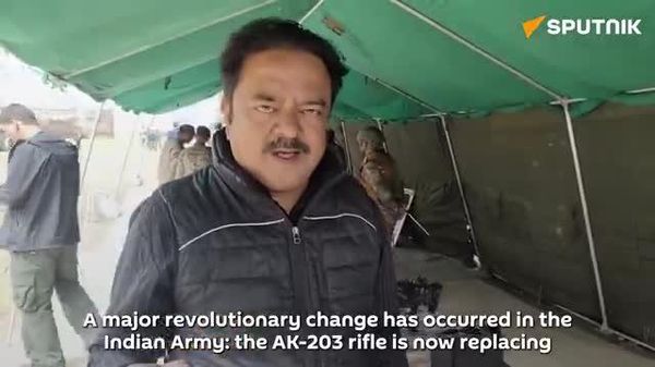 India's AK-203 'Sher' rifle marks major defence manufacturing milestone - Sputnik India