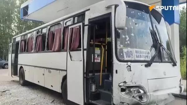 Ukraine attacks civilian bus in Russia's Belgorod region - Sputnik India