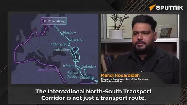 International North-South Transport Corridor could put Iran at heart of Eurasian trade - Sputnik India