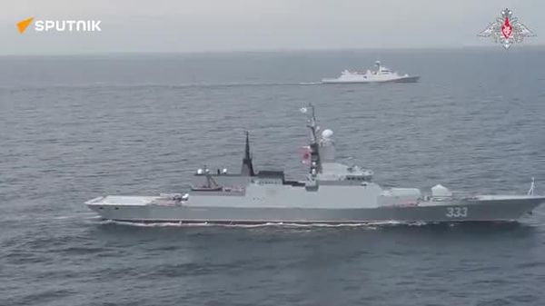 🇷🇺🇮🇩Russia-Indonesia joint naval drills in full force - Sputnik India