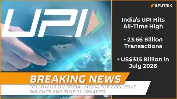 India's UPI hits all-time high with 23 - Sputnik India