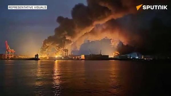 Russia strikes hit Ukrainian's Izmail port and rail station - Sputnik India