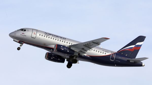 Sukhoi SSJ-100 aircraft of Aeroflot Airlines - Sputnik India