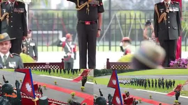 Indian Army Chief General Dhiraj Seth receives full Guard of Honour at Nepal Army Headquarters in Kathmandu - Sputnik India