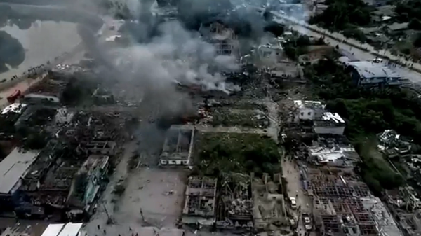 Firework warehouse explosion in Thailand - Sputnik India