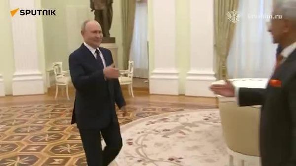 🚨 BREAKING: President Putin meets EAM Jaishankar at Kremlin - Sputnik India