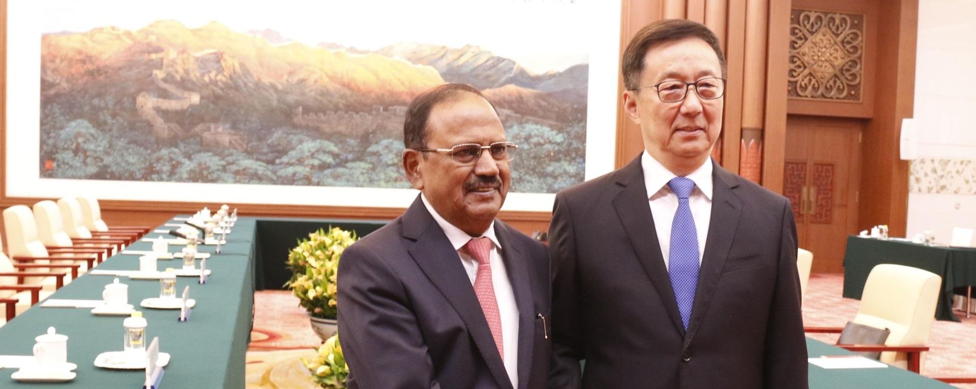 Indian National Security Advisor Ajit Doval meets Chinese Vice President Han Zheng in Beijing. - Sputnik India, 1920, 25.08.2026