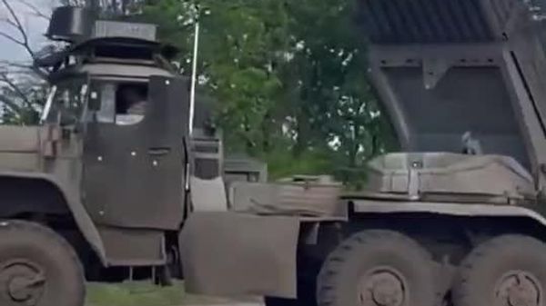 Russian Marines use Grad MLRS to strike Ukrainian approaches near Dobropolye direction - Sputnik India