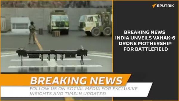 VAHAK-6: India unveils a new drone mothership concept - Sputnik India