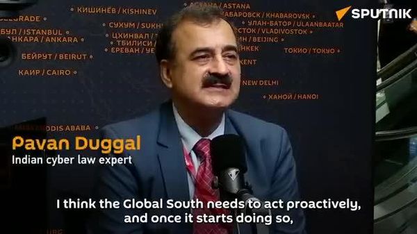Global South has a historic opportunity to challenge European regulatory dominance: Cyber law expert Pavan Duggal - Sputnik India