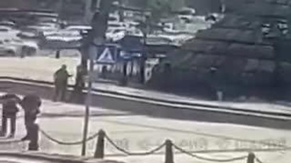 WATCH: A drone directly struck the central headquarters of the Security Service of Ukraine (SBU) in downtown Kiev - Sputnik India