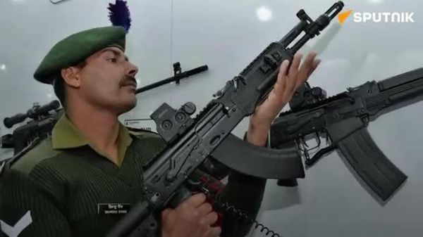 Adani Defence signs five-year ammunition supply deal for Indo-Russian AK-203 rifle programme - Sputnik India