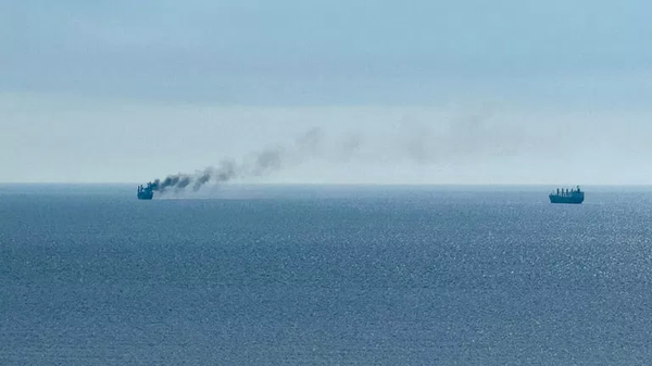 🚨Russian Forces strike Black Sea cargo ship carrying Western-made military equipment for Ukraine: MoD - Sputnik India