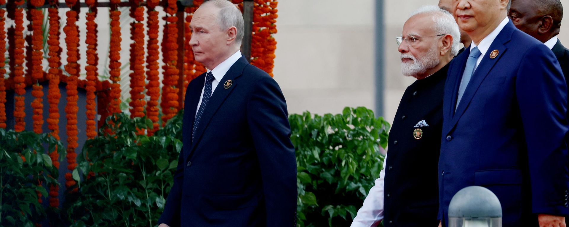 Russian President Vladimir Putin, Indian Prime Minister Narendra Modi and Chinese President Xi Jinping - Sputnik भारत, 1920, 13.09.2026