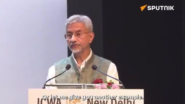 Global economy witnessing ‘weaponisation of everything’: Jaishankar - Sputnik India