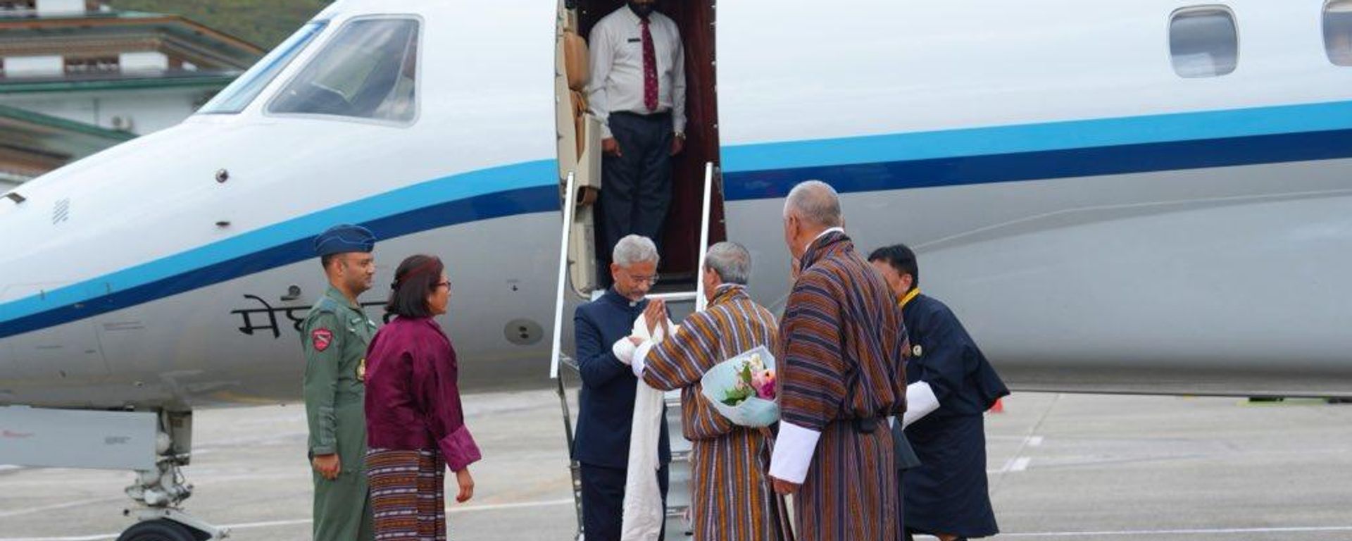 Indian External Affairs Minister S. Jaishankar arrives in Paro, Bhutan. - Sputnik भारत, 1920, 16.09.2026