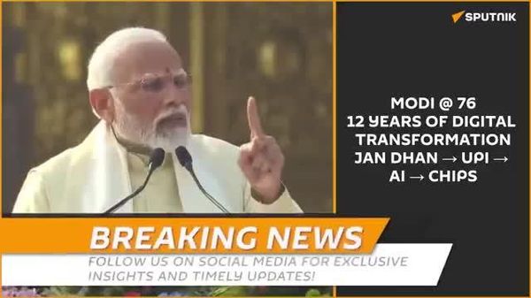 PM Modi turns 76 - Sputnik India