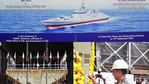 Indian Navy lays keel of first Next-Gen Missile Vessel (NGMV) - Sputnik India