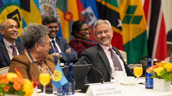 External Affairs Minister S. Jaishankar at the India-CARICOM Foreign Ministers’ Meeting in New York. - Sputnik भारत