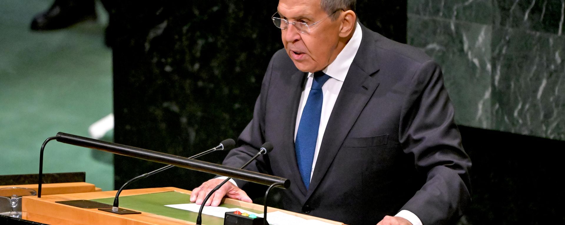 Russian Foreign Minister Sergey Lavrov at the 81st session of the UN General Assembly - Sputnik भारत, 1920, 30.09.2026