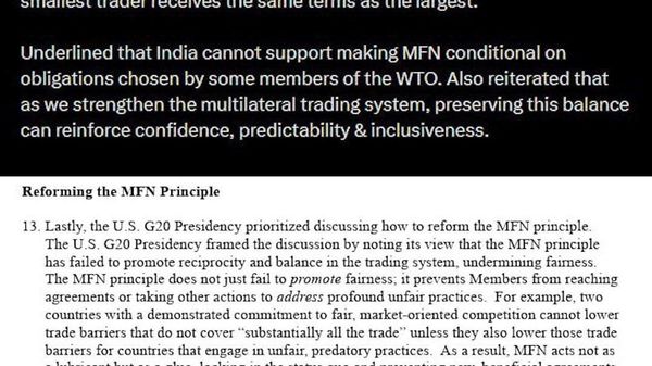 🚨 India tells the US 'NO' to rewriting the WTO’s core trade rule - Sputnik India