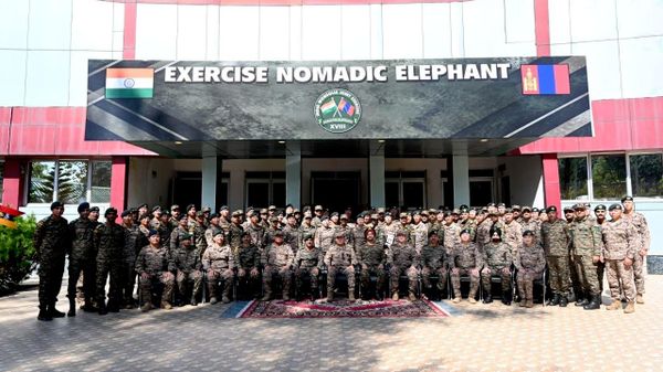 Indian and Mongolian troops conclude Exercise Nomadic Elephant in Pithoragarh, Uttarakhand. - Sputnik भारत